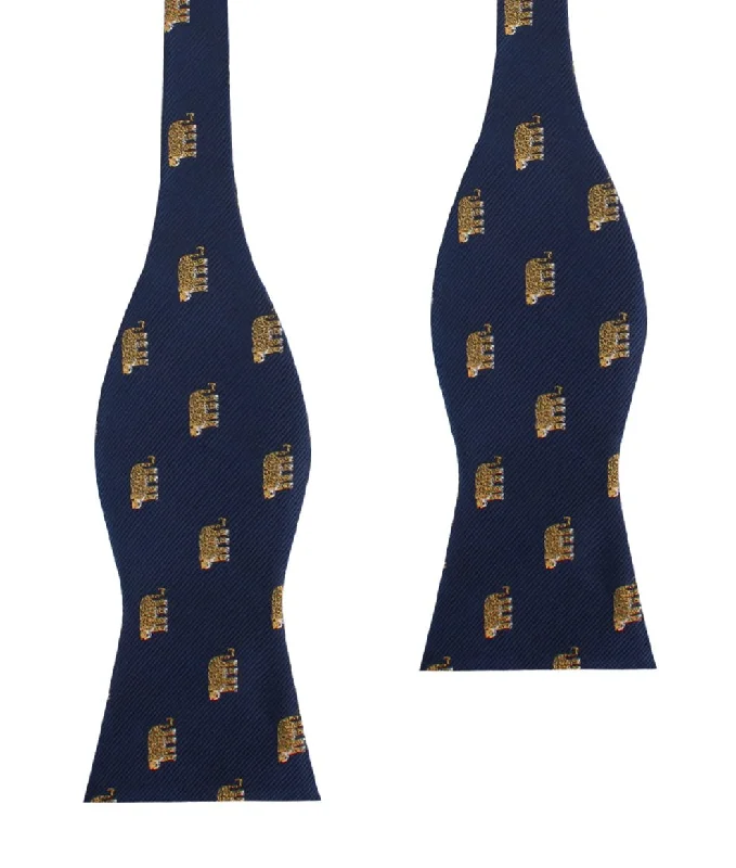 African Cheetah Self Bow Tie