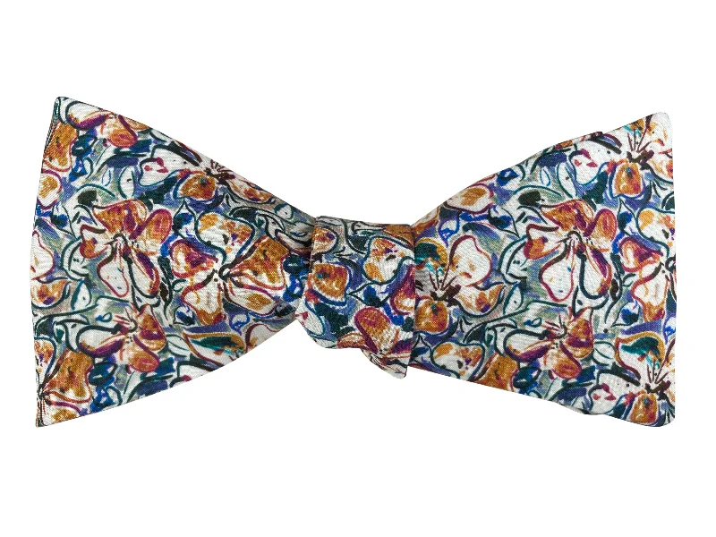 Autumn Floral Bow Tie