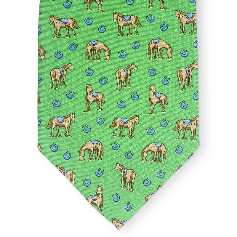 Horsin' Around: Tie - Green