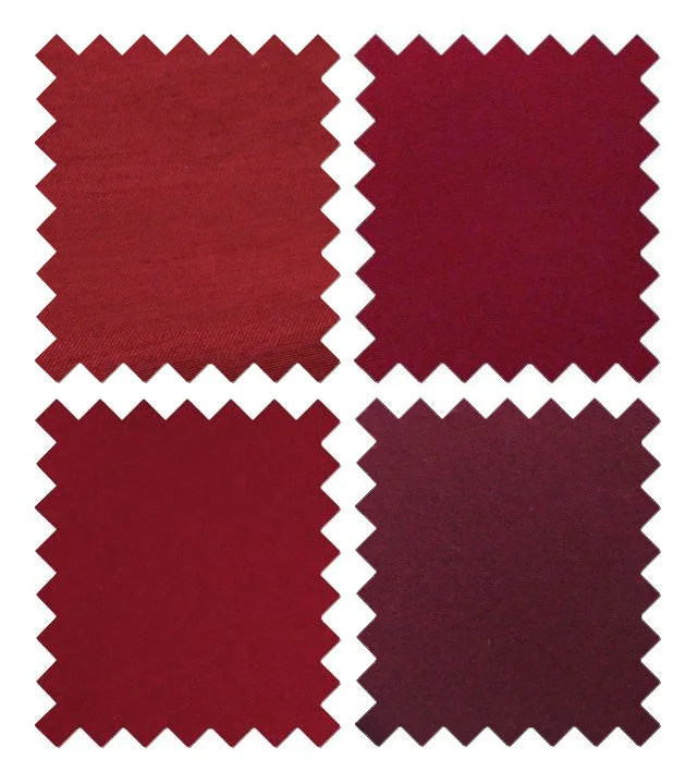 Burgundy Wedding Tie Swatch Pack