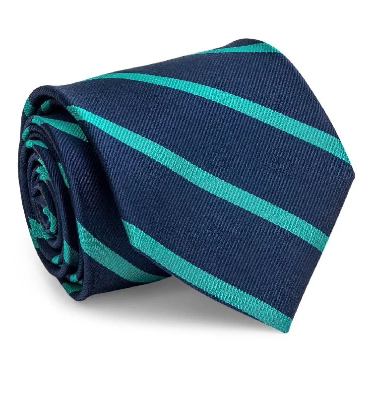 Stowe: Tie - Navy/Green