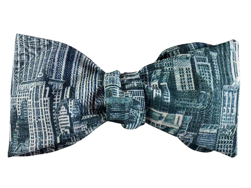 Cityscape Bow Tie