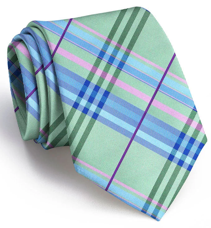 Neapolitan Plaid: Tie - Mint