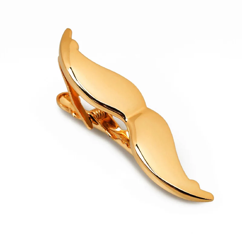 Gold Moustache Tie Bar