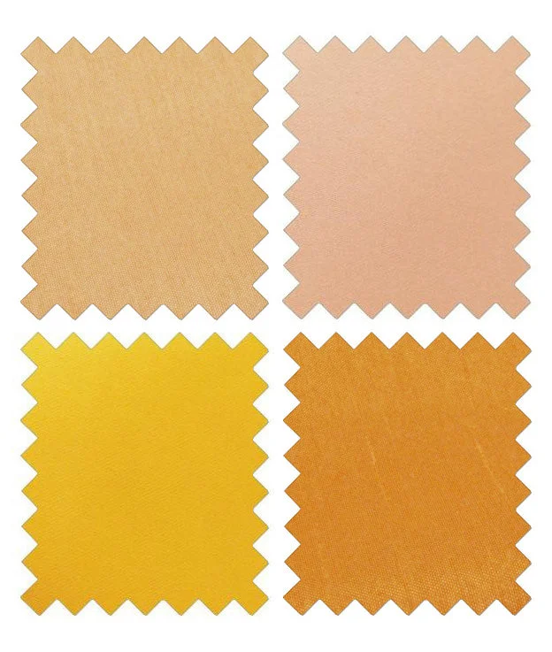 Gold Wedding Tie Swatch Pack