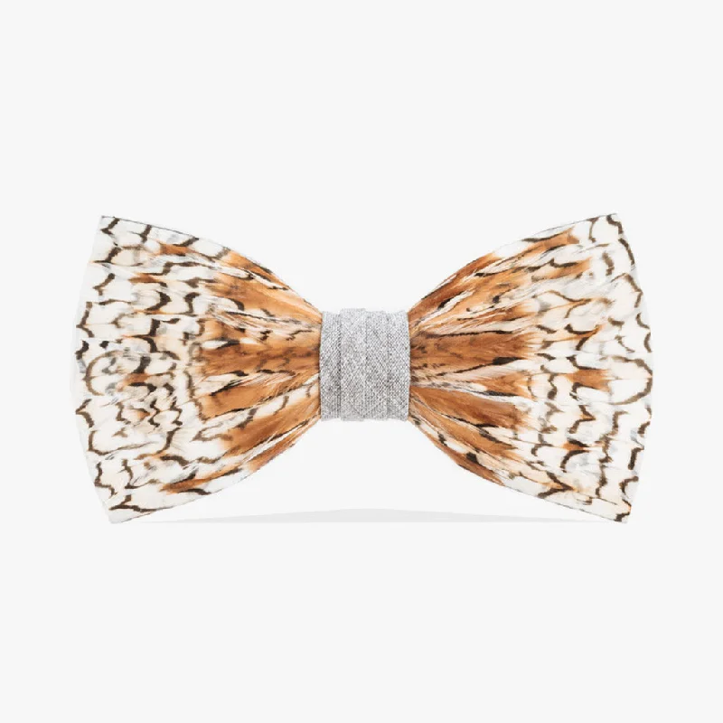 Grey Bobwhite Bow Tie