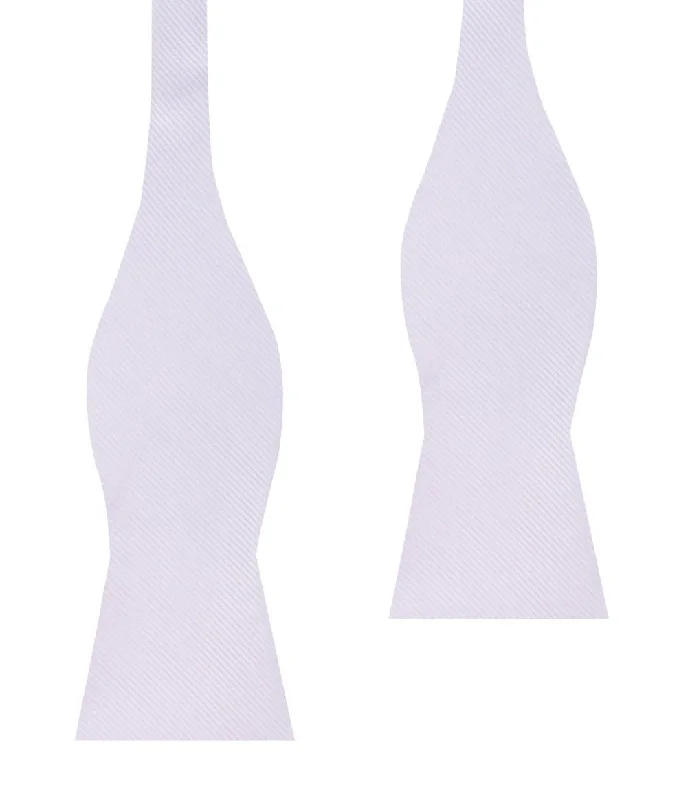 Light Lavender Twill Self Bow Tie