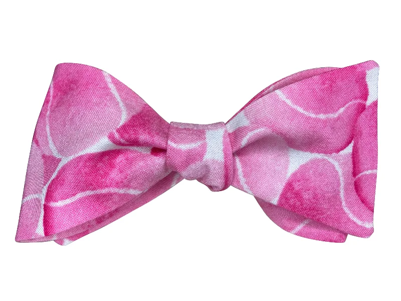 Pink Tennis Balls Bow Tie