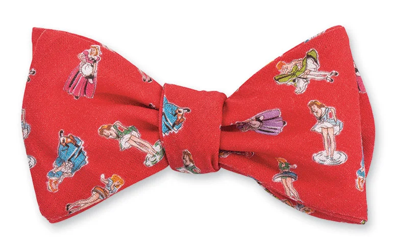 Red Springmaid Girls Bow Tie - B4871