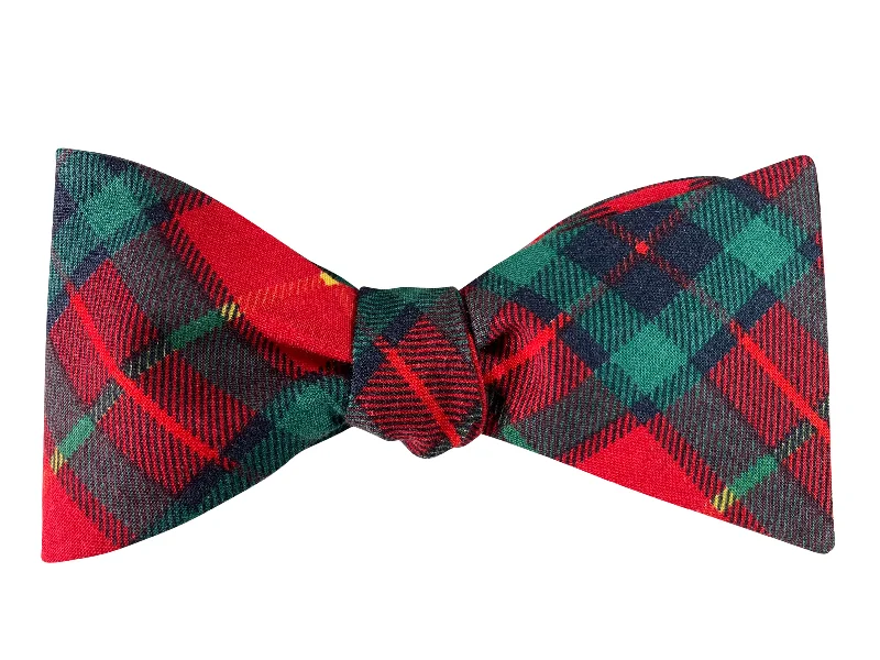 Red Tartan Bow Tie