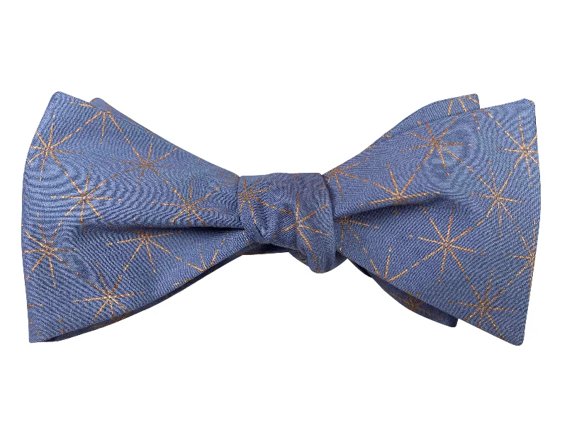 Rose Gold Stars Bow Tie