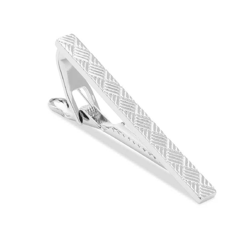 Silver Hitchcock Tie Bar