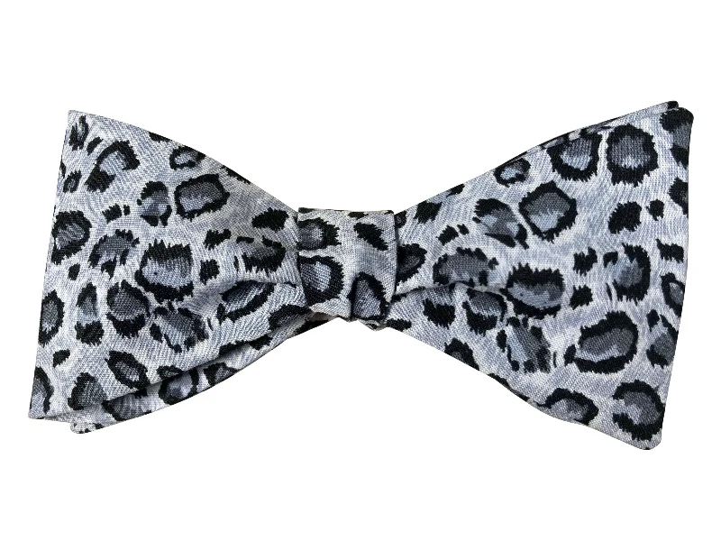 Snow Leopard Bow Tie