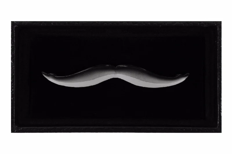 Gun Metal Black Stash Tie Clip