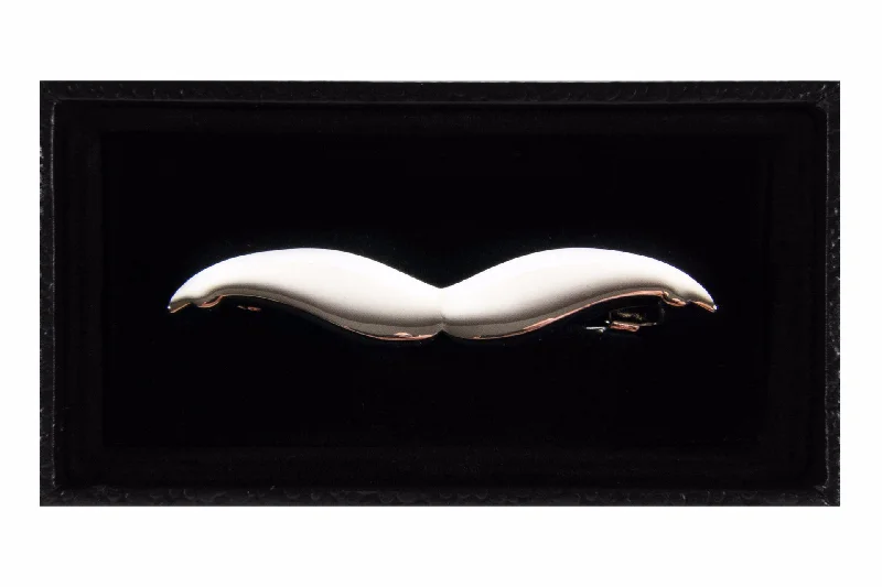 Silver Stash Tie Clip