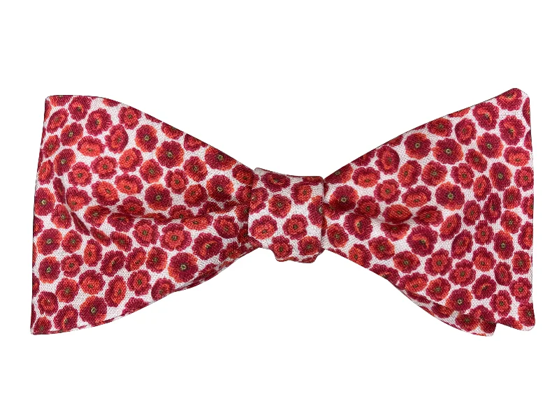 Tiny Poppies Bow Tie