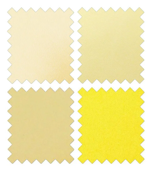 Yellow Wedding Tie Swatch Pack