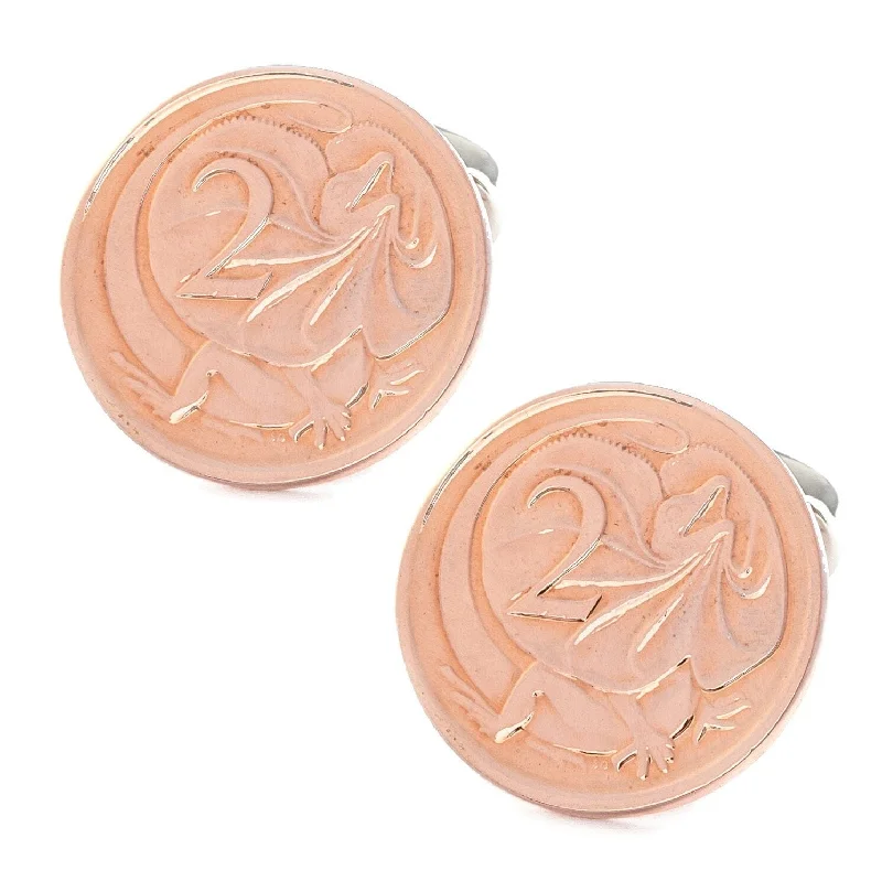 Australian 2 Cent Coin Cufflinks