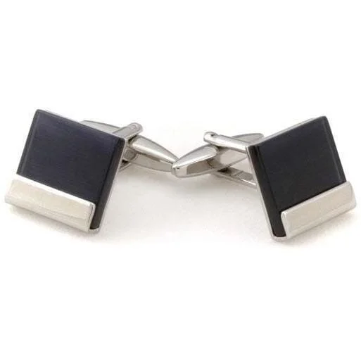 Black Ice Cateye Cufflinks