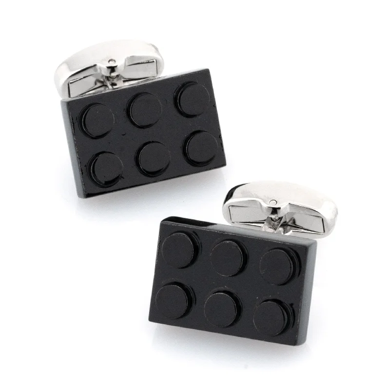 Black Building Block Cufflinks