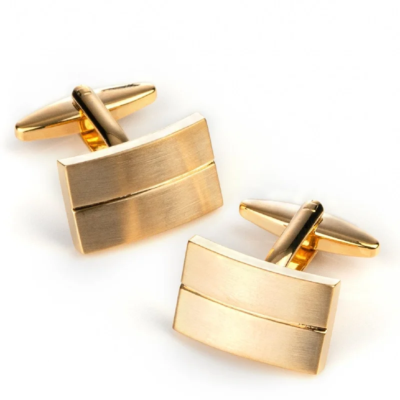 Classic Gold - Single Line Cufflinks