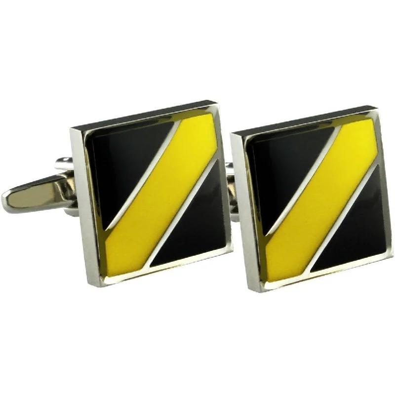 Colour Richmond FC AFL Cufflinks