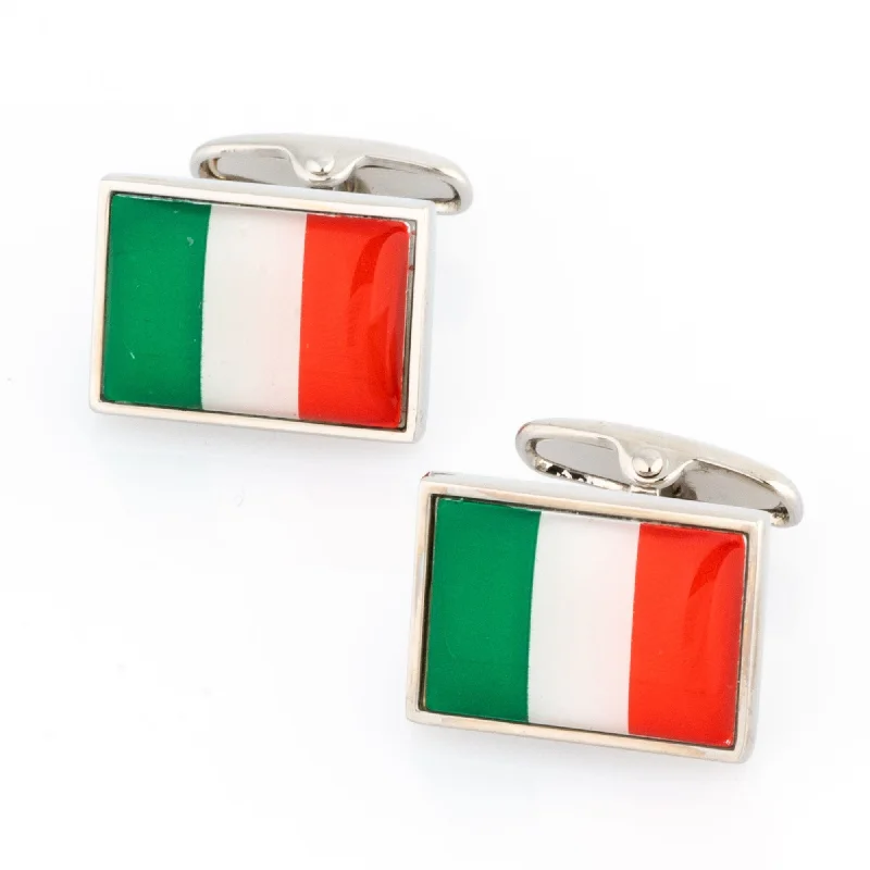 Flag of Italy - Italian Flag Cufflinks