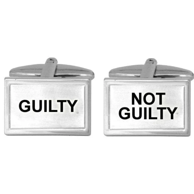 Guilty / Not Guilty Cufflinks