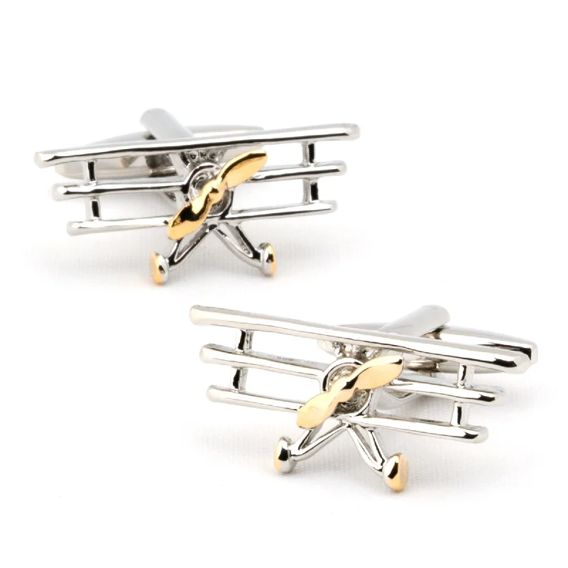 "High Flyer" TriPlane Cufflinks