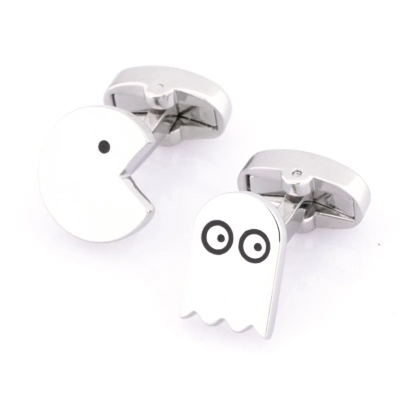 Game over Arcade Cufflinks Silver