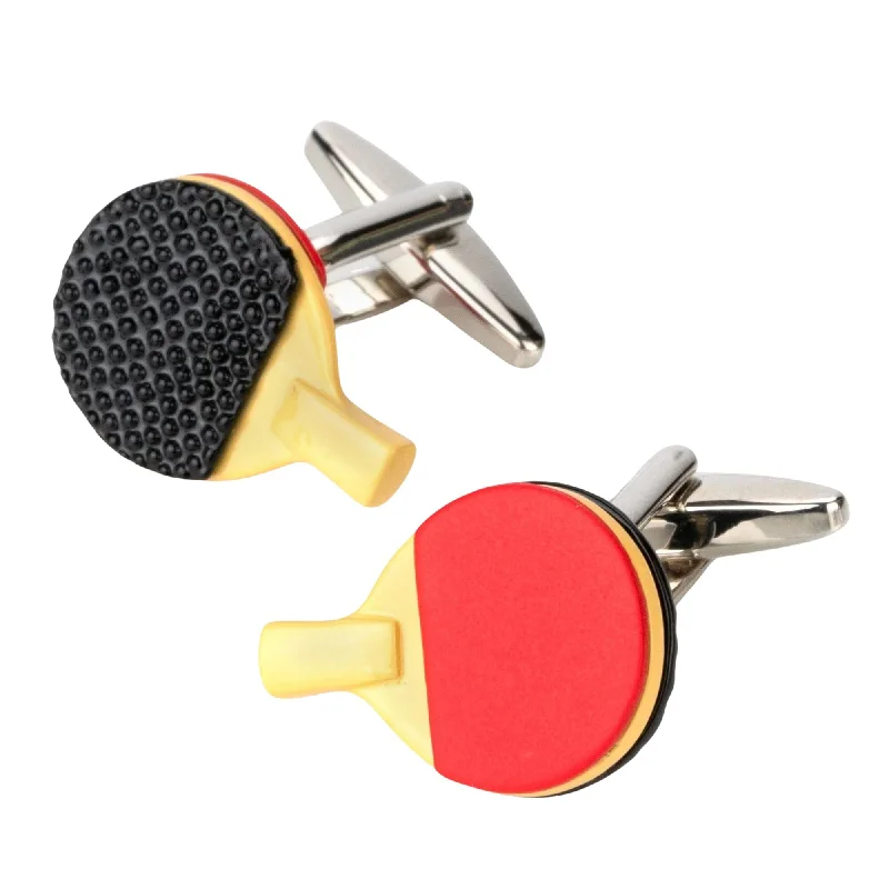 Ping Pong Table Tennis Cufflinks