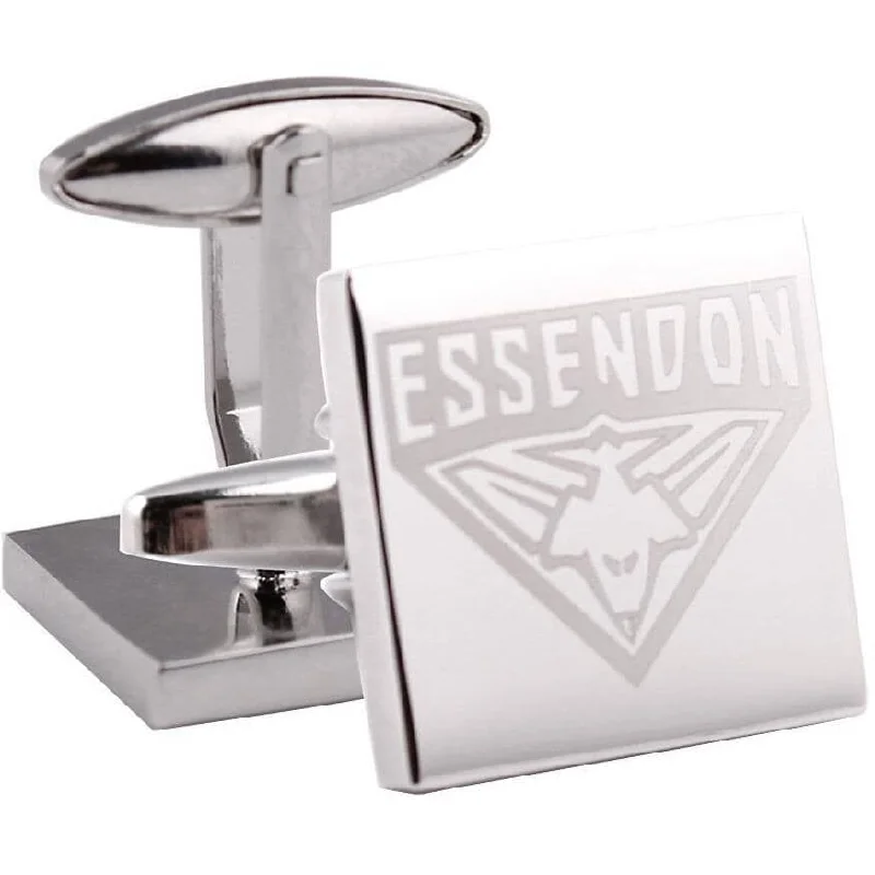 Silver Essendon FC AFL Cufflinks