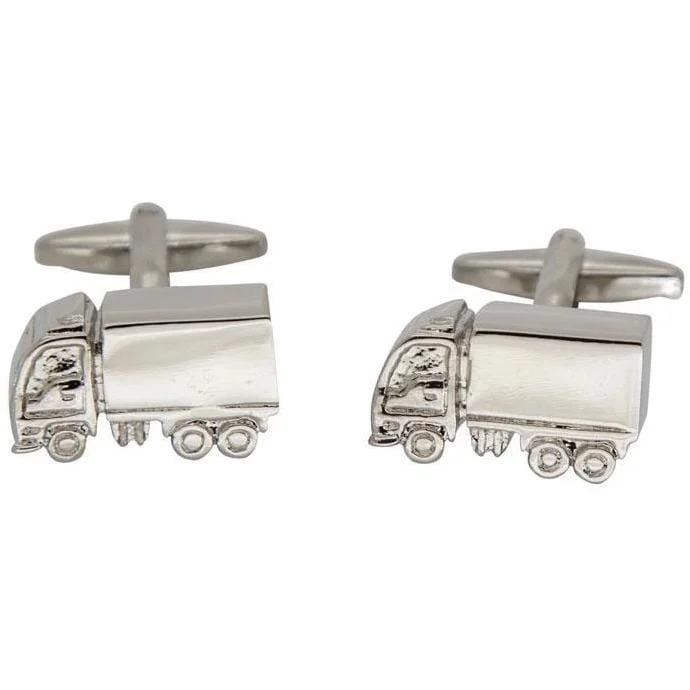 Silver Truck Cufflinks