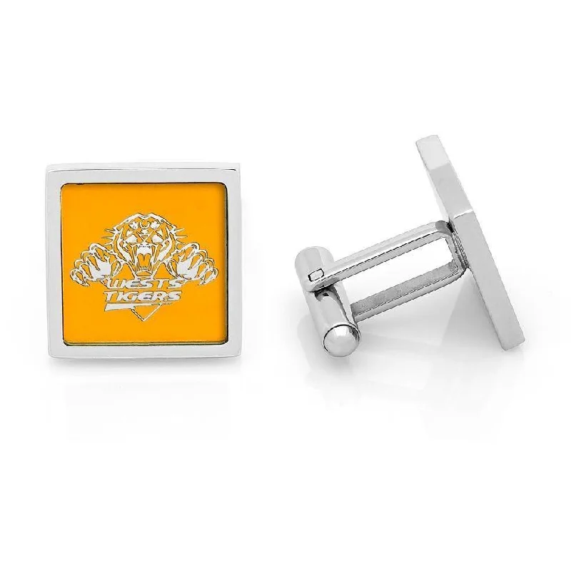 Wests Tigers NRL Cufflinks