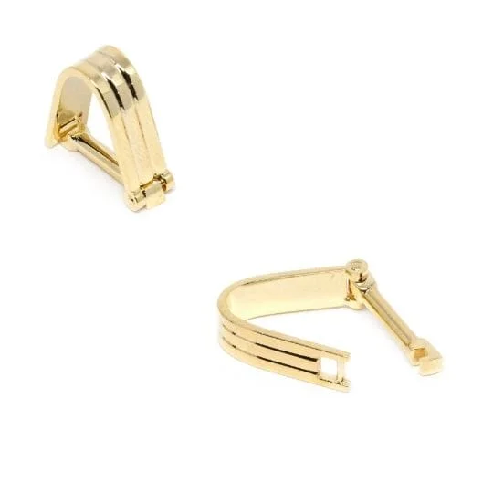 Wrap Around Rose Gold Groove Cufflinks